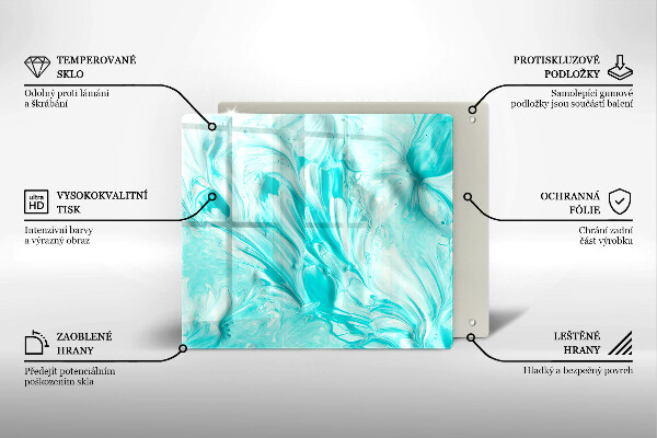 Tagliere in vetro Pitture astratte