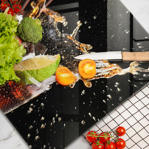 Tagliere in vetro temperato Bere con ghiaccio