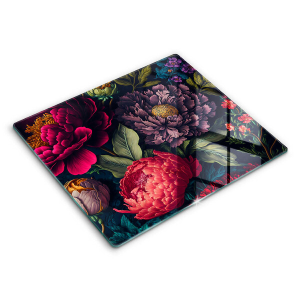 Tagliere in vetro Bellissimi fiori