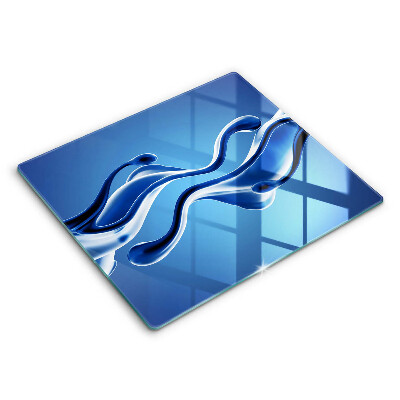 Tagliere in vetro Astrazione fluida