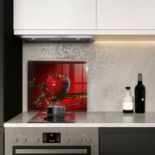 Tagliere in vetro temperato Frutta di mela in acqua