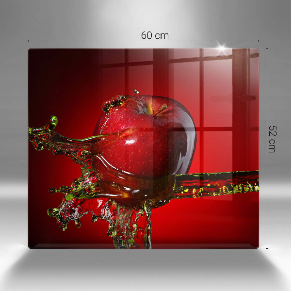 Tagliere in vetro temperato Frutta di mela in acqua