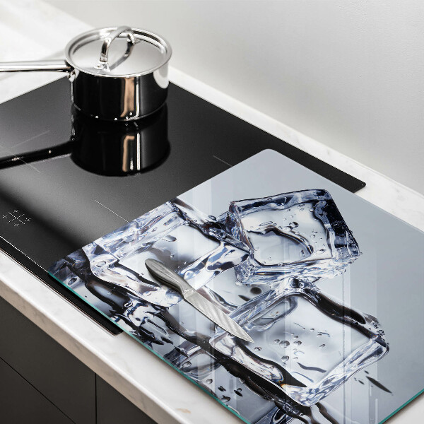 Tagliere in vetro temperato Cubetti di ghiaccio