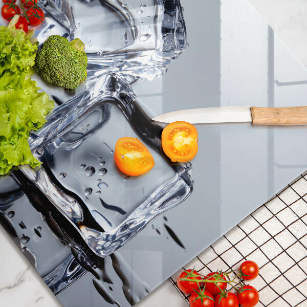 Tagliere in vetro temperato Cubetti di ghiaccio