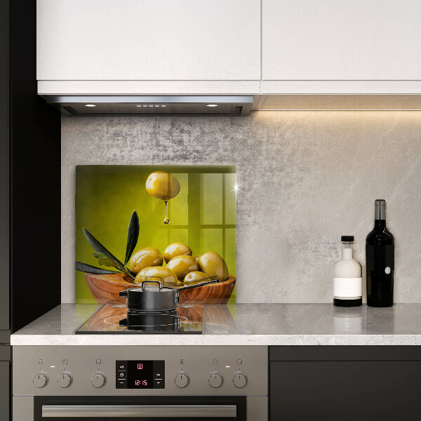 Tagliere in vetro temperato Olive gustose