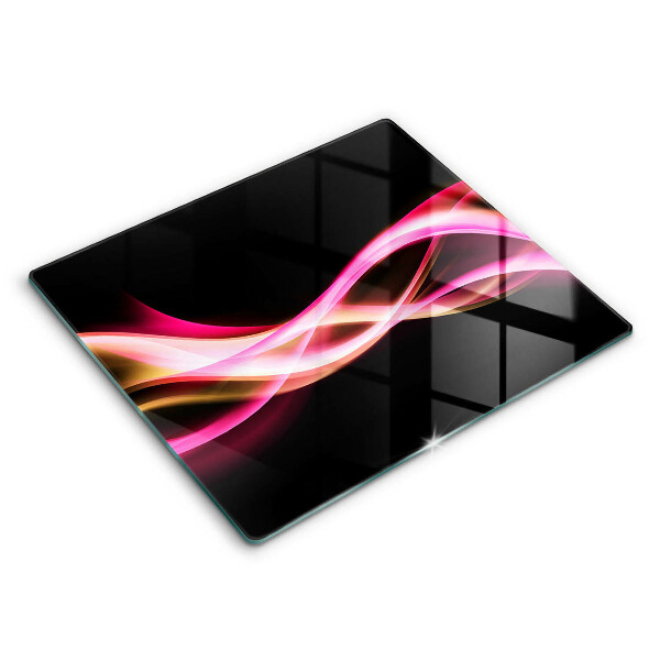 Tagliere in vetro temperato Fumo al neon astratto