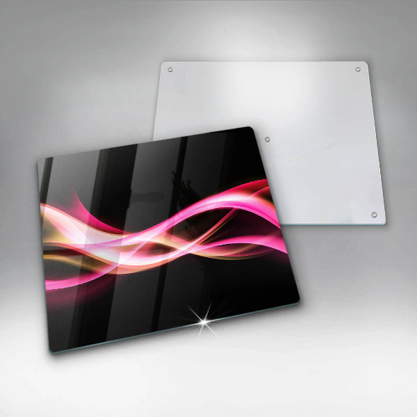 Tagliere in vetro temperato Fumo al neon astratto