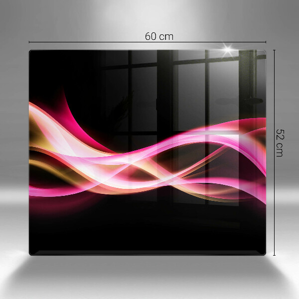 Tagliere in vetro temperato Fumo al neon astratto