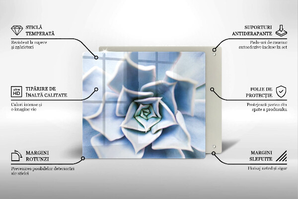 Tagliere in vetro temperato Pianta da fiore