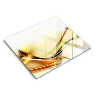 Tagliere in vetro temperato Linee astratte di luce