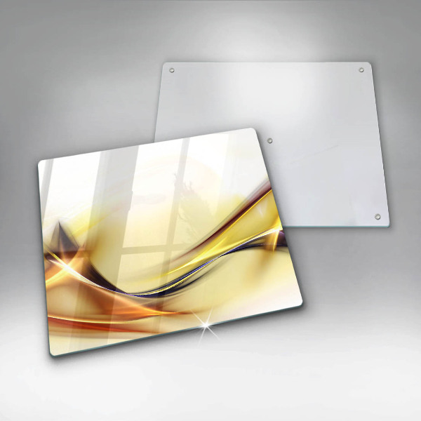 Tagliere in vetro temperato Linee astratte di luce