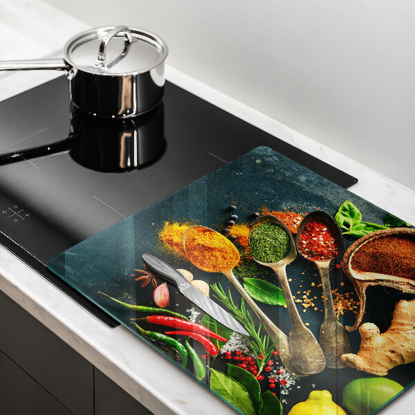 Tagliere in vetro temperato Cucchiai per spezie da cucina