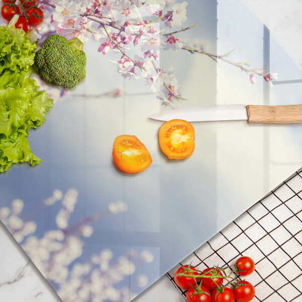 Tagliere in vetro Albero fiorito