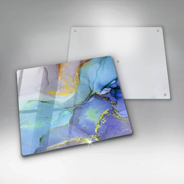 Tagliere in vetro Pietra d'oro incrinata