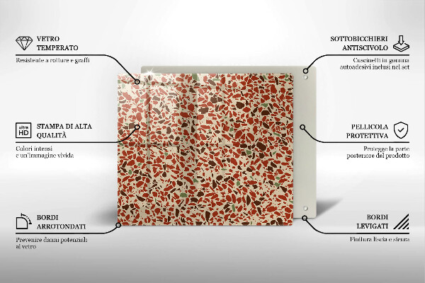 Tagliere in vetro Gres pregiato