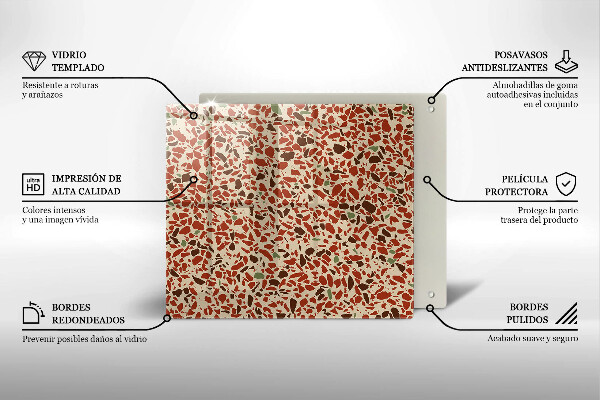 Tagliere in vetro Gres pregiato