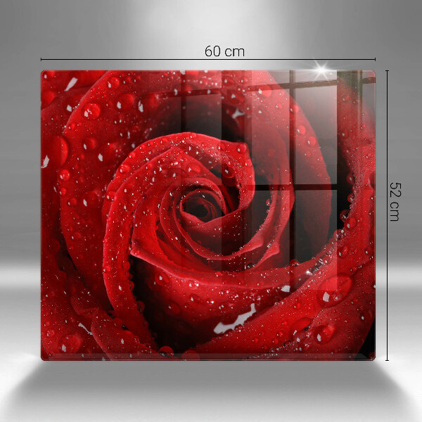 Tagliere in vetro temperato Petali di fiori di rosa