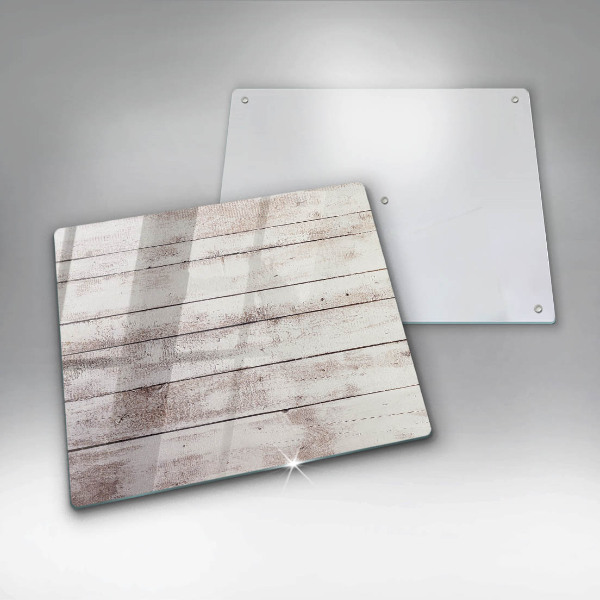 Tagliere in vetro temperato Vecchie tavole di legno