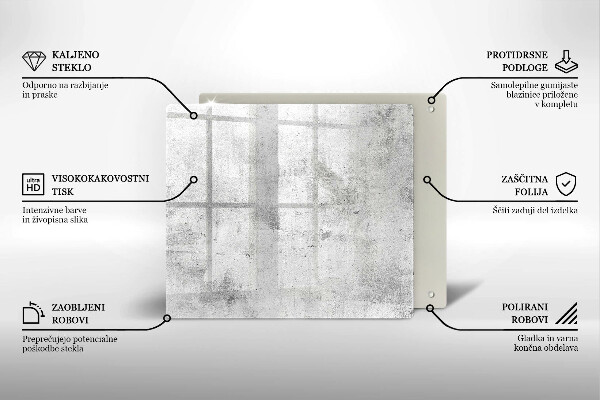 Tagliere in vetro Struttura concreta