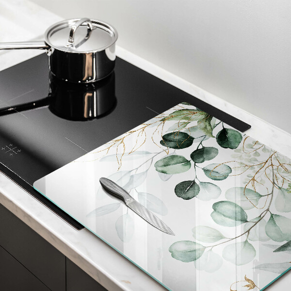 Tagliere in vetro Piante dipinte