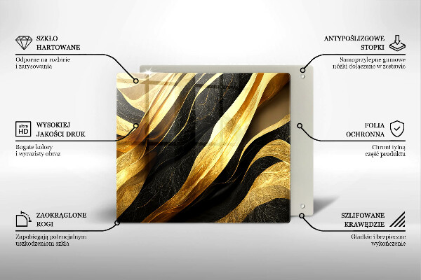 Tagliere in vetro Astrazione elegante