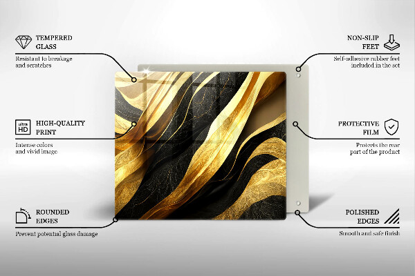 Tagliere in vetro Astrazione elegante