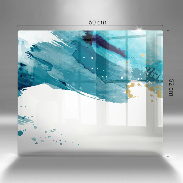 Tagliere in vetro Macchie blu