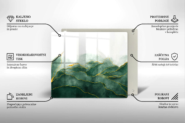 Tagliere in vetro Natura astratta