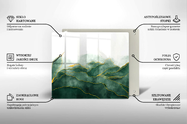 Tagliere in vetro Natura astratta