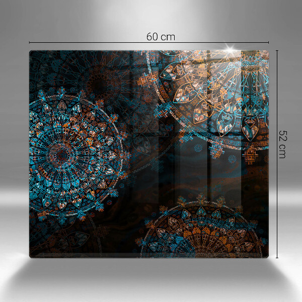 Tagliere in vetro Ruote vintage boho