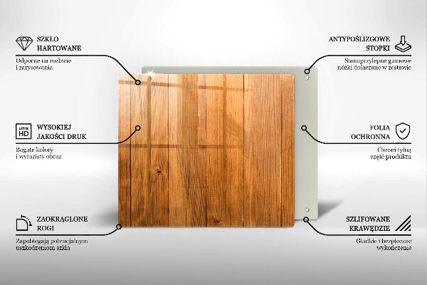 Tagliere in vetro temperato Tavole di legno