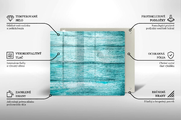 Tagliere in vetro temperato Tavole in legno d'epoca