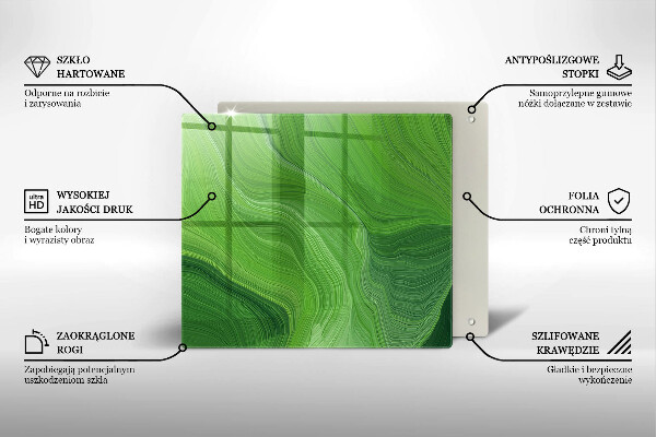 Tagliere in vetro temperato Trama astratta