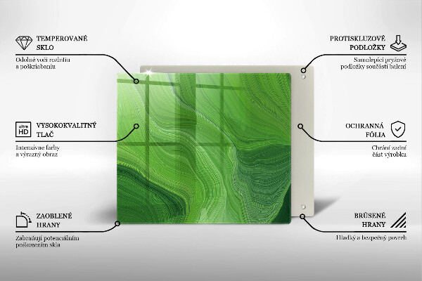Tagliere in vetro temperato Trama astratta