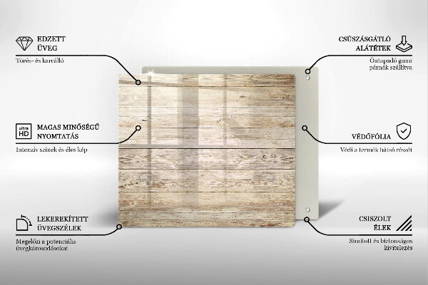 Tagliere in vetro temperato Tavole di legno