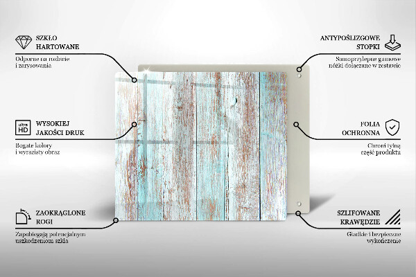 Tagliere in vetro temperato Vecchie tavole d'epoca