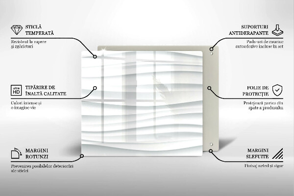 Tagliere in vetro temperato Struttura moderna