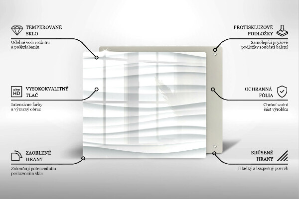 Tagliere in vetro temperato Struttura moderna