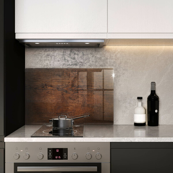 Tagliere in vetro temperato Tavola in legno scuro