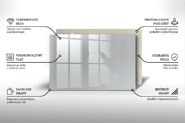 Tagliere in vetro Colore grigio