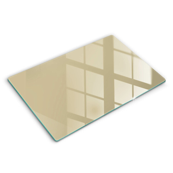 Tagliere in vetro Colore beige