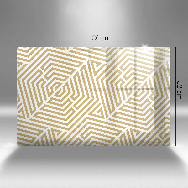 Tagliere in vetro temperato Linee geometriche