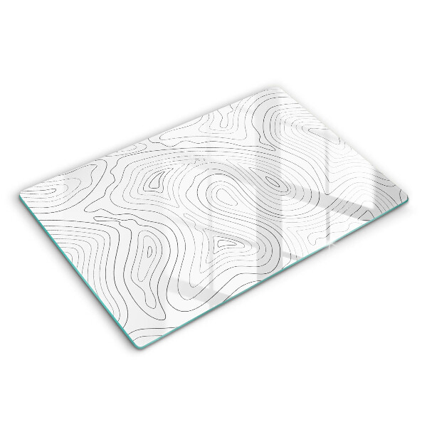 Tagliere in vetro temperato Forme astratte