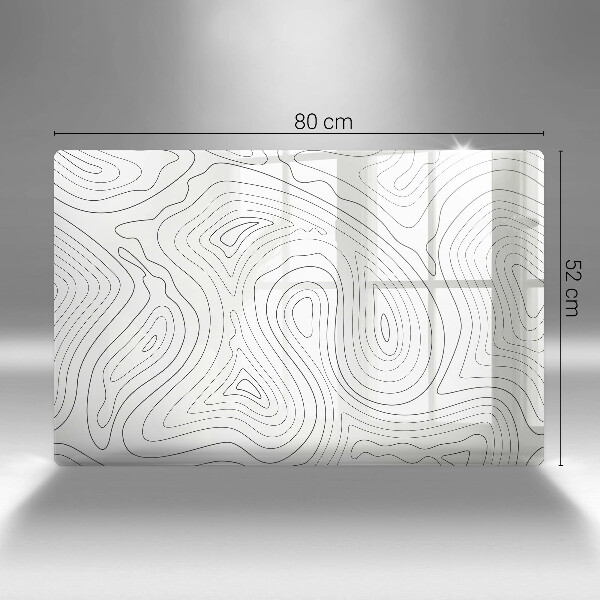 Tagliere in vetro temperato Forme astratte