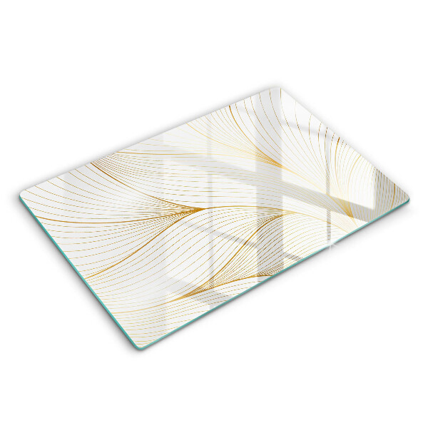 Tagliere in vetro temperato Modello di linee moderne