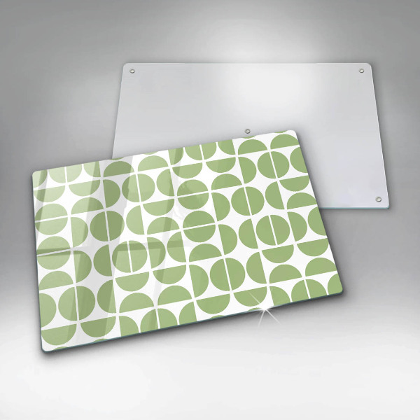 Tagliere in vetro temperato Modello di forme boho