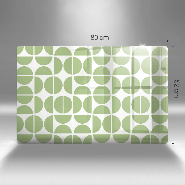 Tagliere in vetro temperato Modello di forme boho