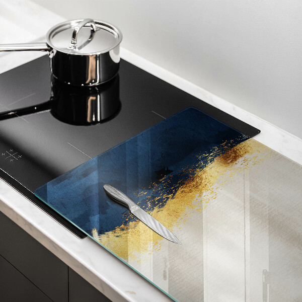 Tagliere in vetro temperato Astrazione dell'oro