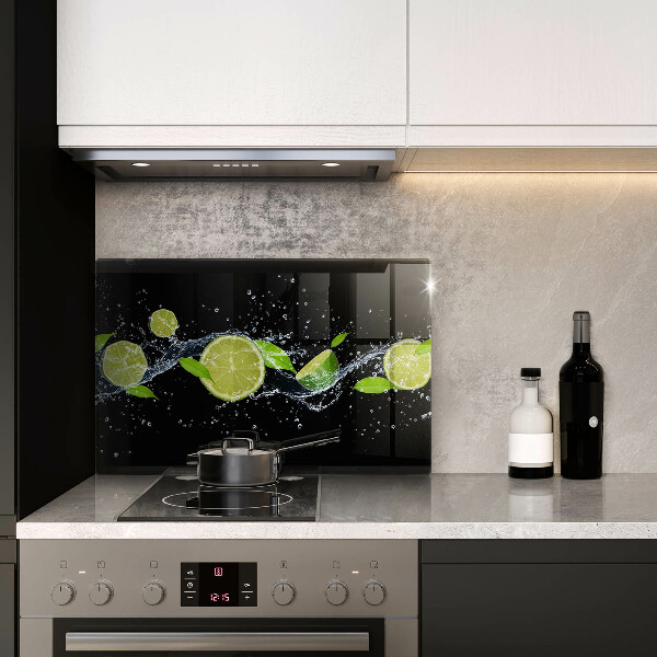 Tagliere in vetro temperato Acqua di menta e lime