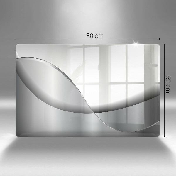 Tagliere in vetro temperato Disegno di linee astratte